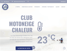 Tablet Screenshot of chaleur.ca